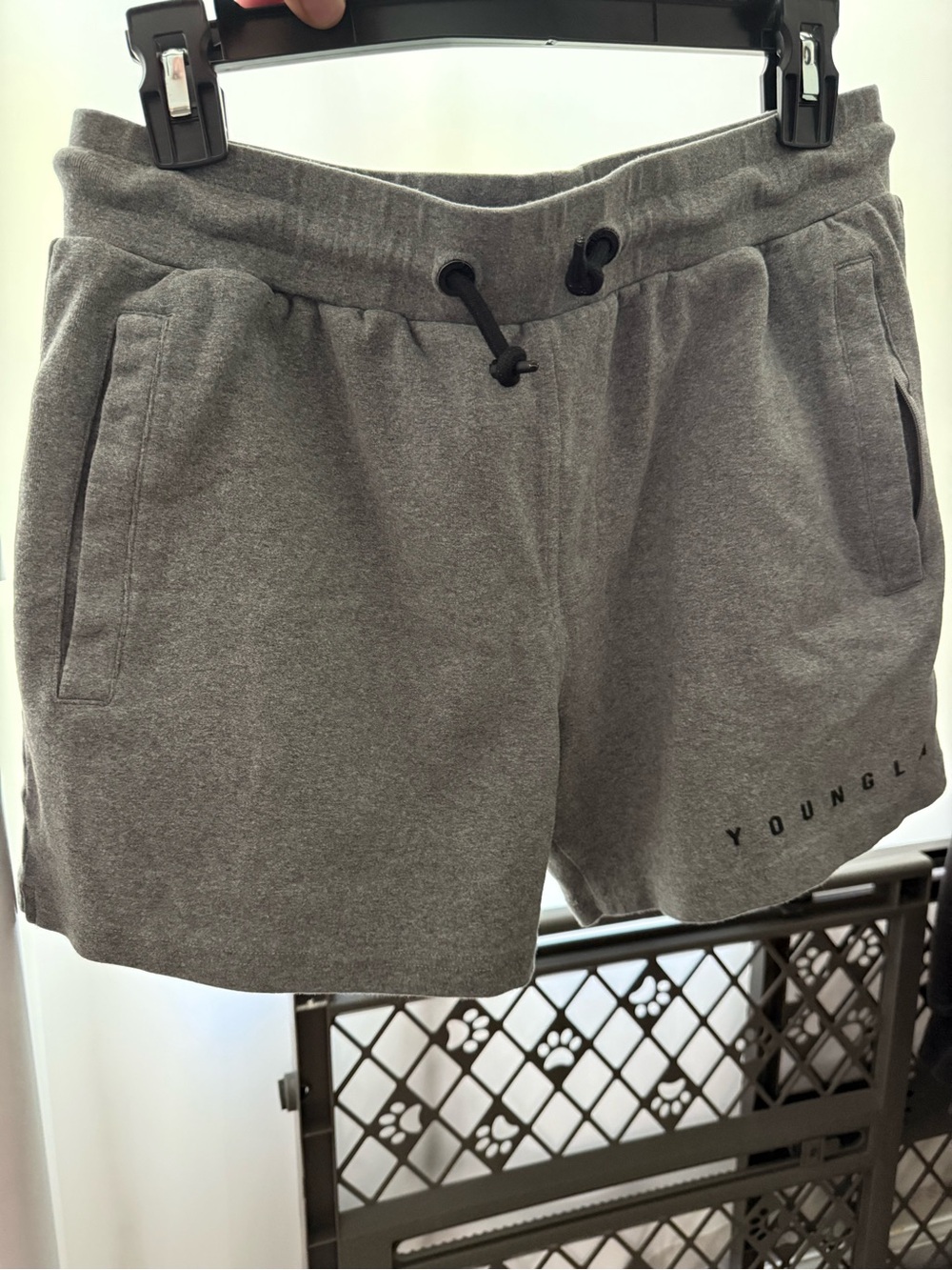 YoungLA gray shorts